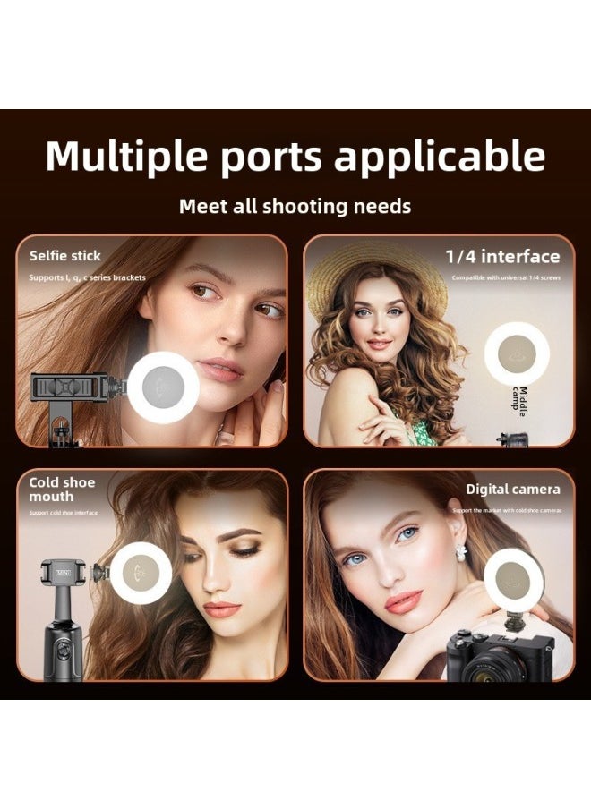Generic D07 Mobile Phone Beauty Fill Light Selfie Live Broadcast Round Flash Charging Soft Light Fill Light-Specifications:D07 Beauty Light White (Standard)  - Image 2