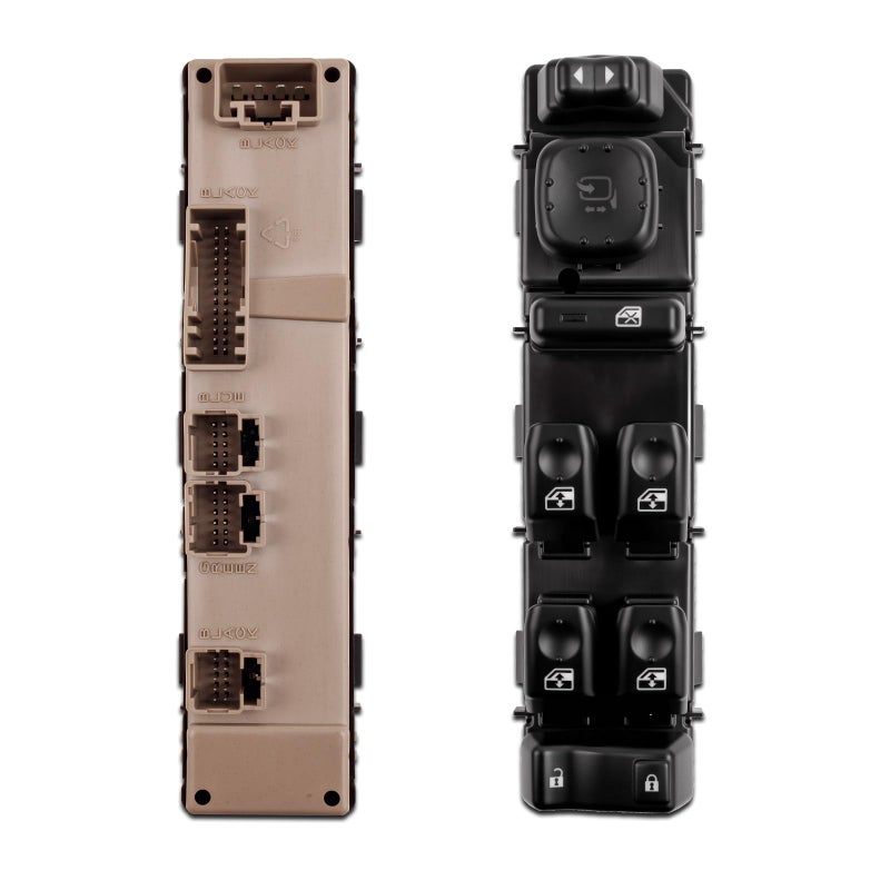 Pnkauto 15883319 Front Driver Side Master Power Window Door Lock Switch for 20032006 Chevy Tahoe20032006 GMC Yukon 20032006 Cadillac Escalade 20032004 Hummer H2 Replaces 920022 DWS394 - Image 2