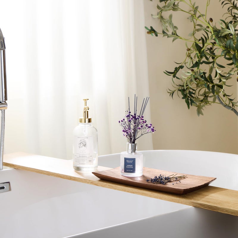 Airkeep Reed Diffuser Set,3.38 fl oz (100 ml) - Lavender Eucalyptus Oil Diffusers with 8 Reed Sticks, Home Fragrance Reed Diffuser for Bathroom Shelf Decor - Image 3