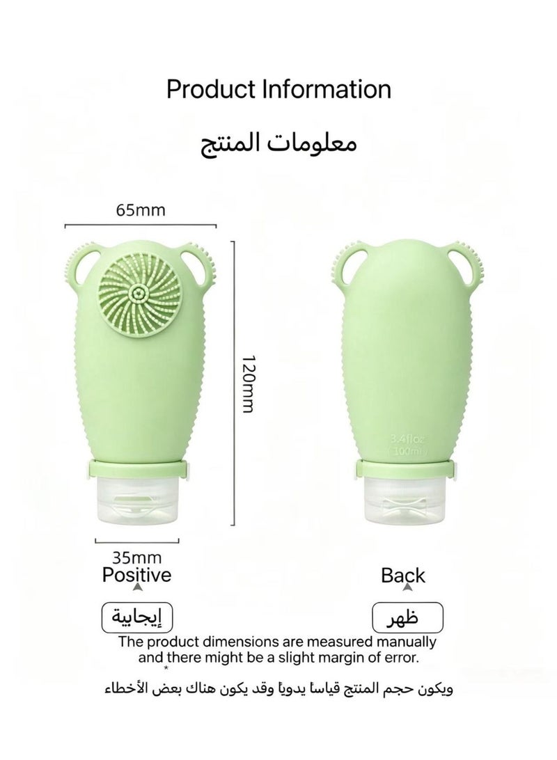 Facial cleansing brush travel bottle - Image 3