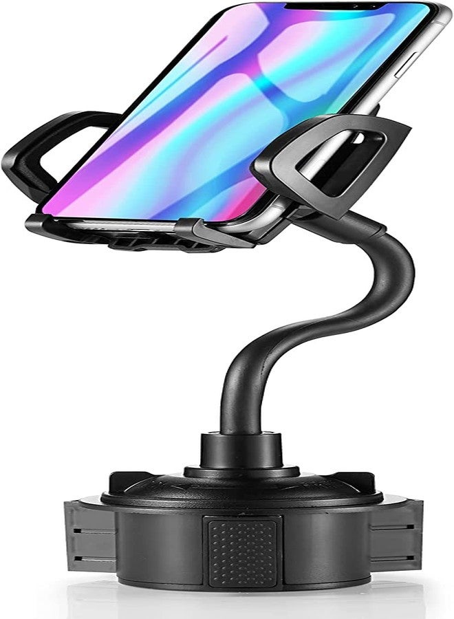 YUHENG Car Cup Holder Mount with 360° Rotation Adjustable Gooseneck,Car Phone Holder Mount for All Smartphones Cup Holder Cell Phone Automobile Cradles - Image 1
