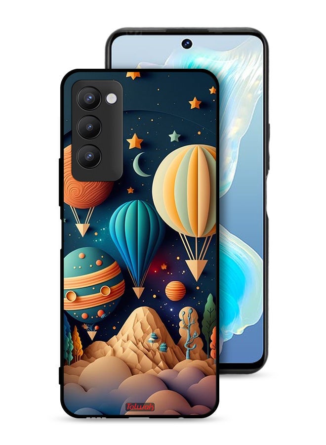 Tolwak Tecno Camon 18 Protective Case Cover Perrashut Art - Image 1