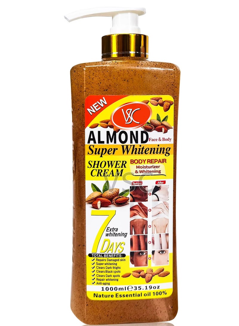 VSC Almond Super Whitening Shower Cream 1000 ML