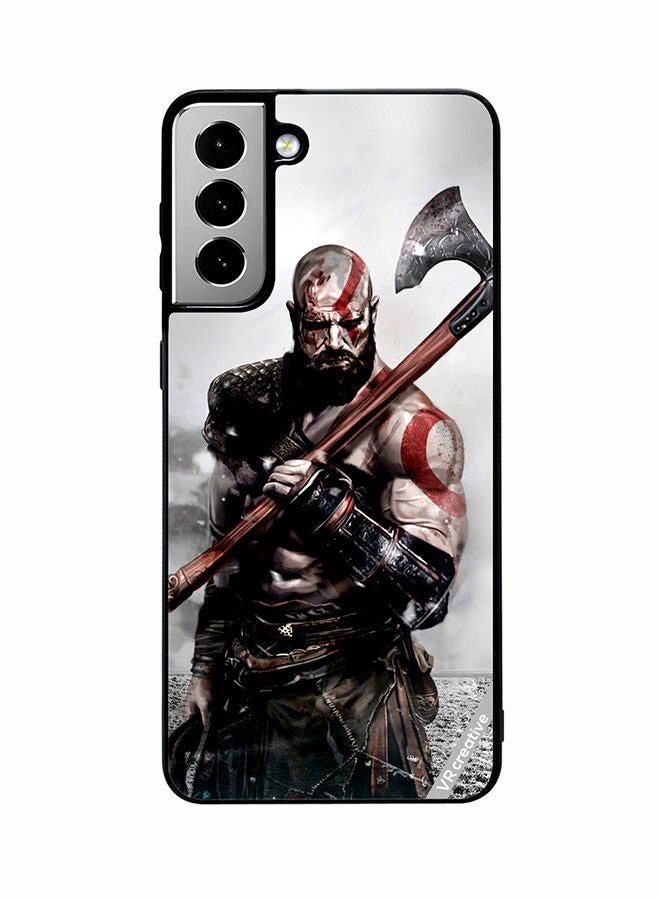 VR CREATIVE Protective Case Cover For Samsung Galaxy S21 FE 5G God Of War Movie Design Multicolour - Image 1