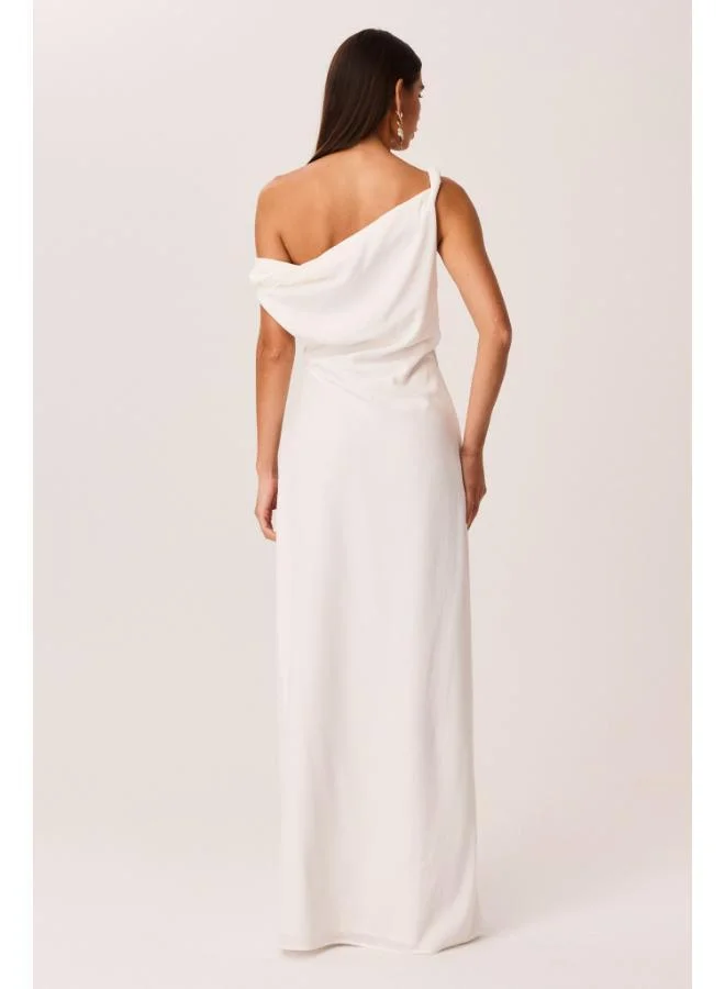 SNDYS Clemence One Shoulder Maxi Dress
