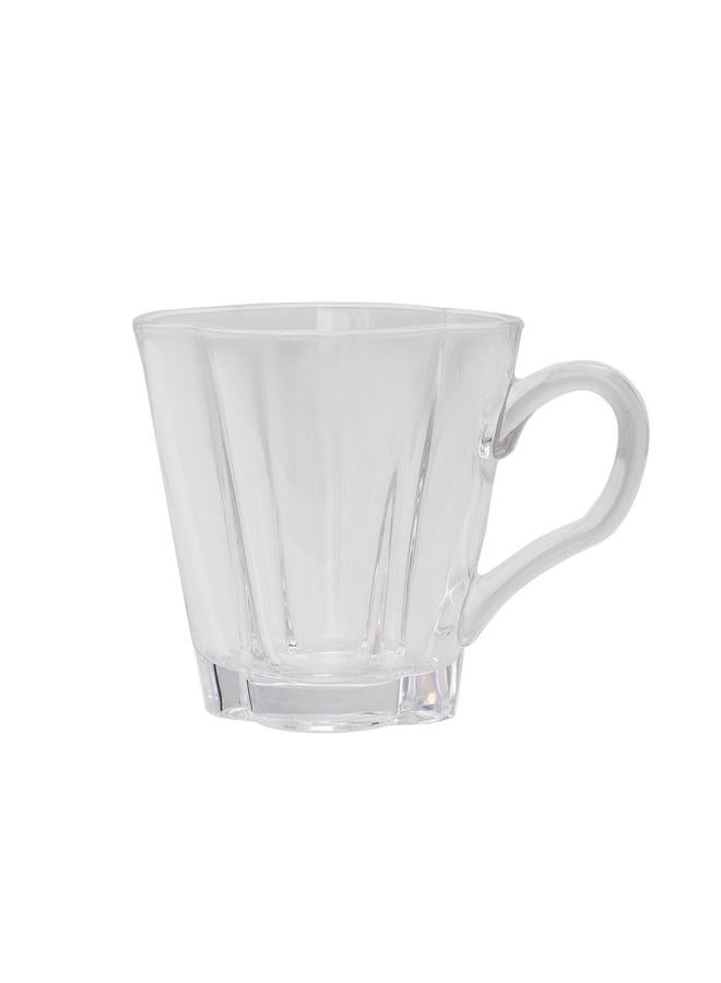 السيف  طقم شاي زجاجي 6 قطع شفاف - Image 3