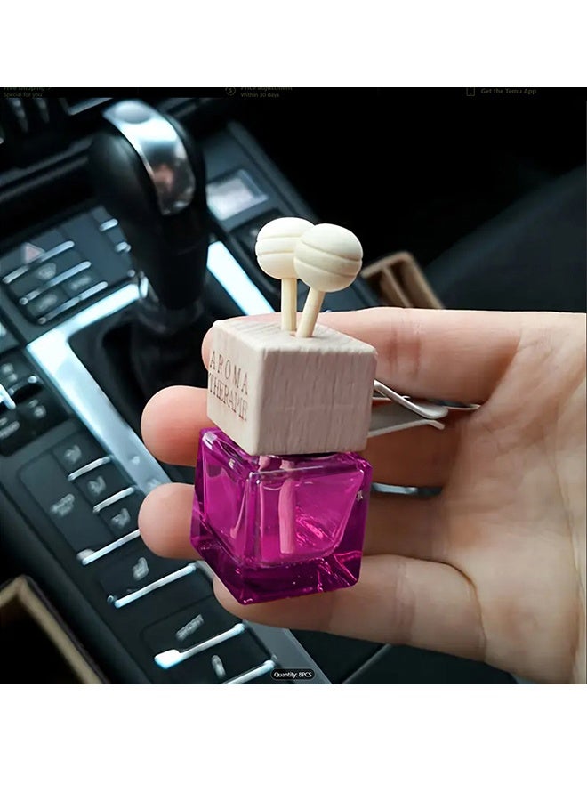 أروما زجاجة معطر جو للسيارة، زجاجة موزع للزيوت العطرية، مشبك تهوية، زجاجة موزع عطر للسيارة، زينة عطرية للعلاج بالروائح - Image 2