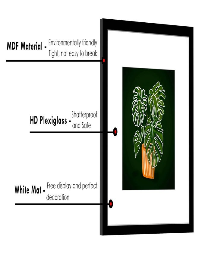 PEALSN 20x20 Picture Frame, Display Pictures 16 x 16 with Mat or 20 x 20 Without Mat for Wall Mounting Display, Poster Frames, Black - Image 4
