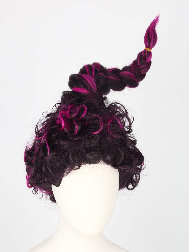 LeMarnia Women's Wig Short Purple Curly Braids Witch Wigs for Women Halloween Costume Party Wig - Image 5