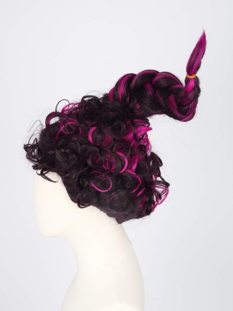 LeMarnia Women's Wig Short Purple Curly Braids Witch Wigs for Women Halloween Costume Party Wig - Image 2