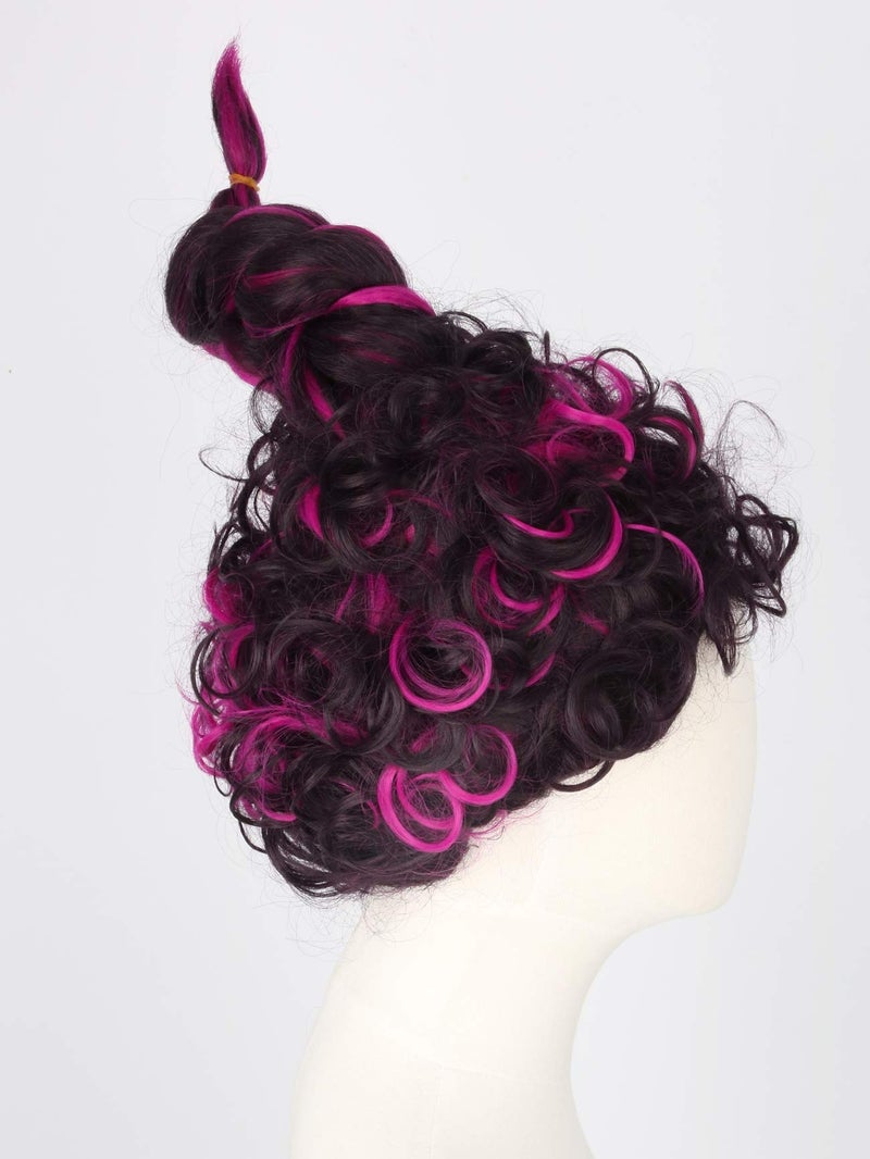 LeMarnia Women's Wig Short Purple Curly Braids Witch Wigs for Women Halloween Costume Party Wig - Image 4