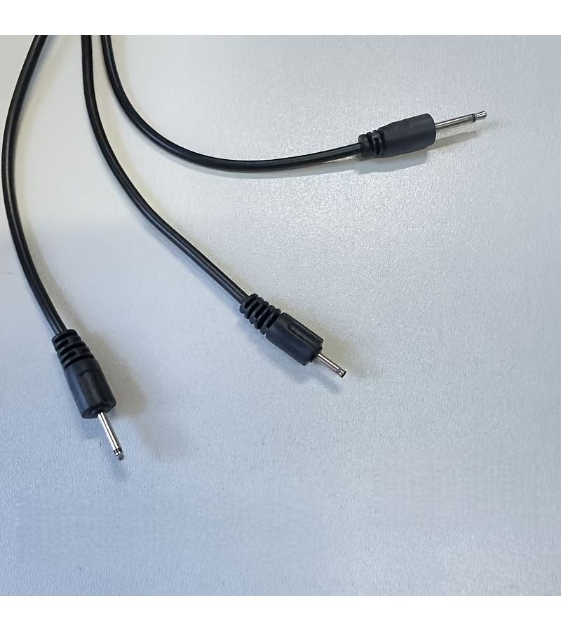 2PCS Black DC 2 0mm And 2 5mm Barrel Plug Charging Cable For Personal Massagers - Image 4