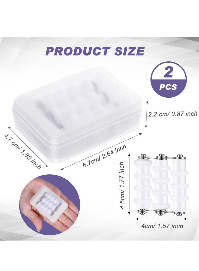 SYOSI 2 Pieces Nylon Wire Straightener, Jewelry Wire Straightener Wire Floral Wire Straightener Wrapping Tools for Jewelry Making DIY Crafts Aluminum Wire Craft Line Straightening, 3 Rollers - Image 3