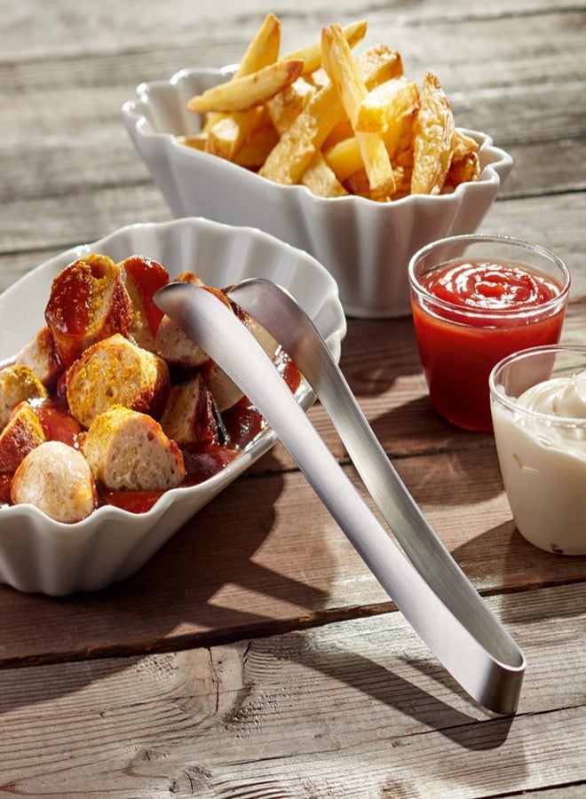 تريانجل ملقط مثلث الشكل للمأكولات الفاخرة - ملقط طهي من الفولاذ المقاوم للصدأ للتقديم والتزيين - آمن للغسل في غسالة الأطباق - صنع في ألمانيا - Image 5