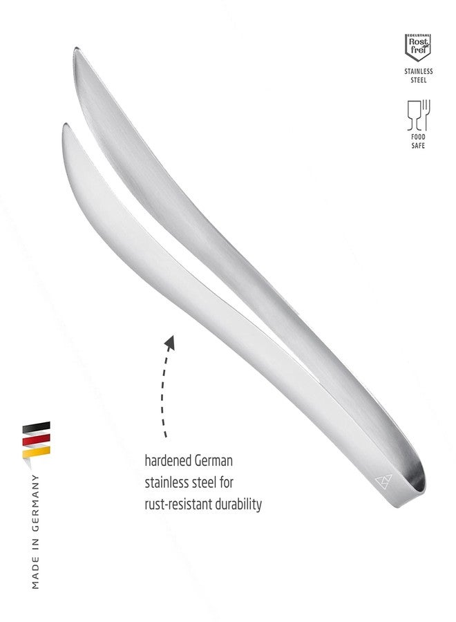 تريانجل ملقط مثلث الشكل للمأكولات الفاخرة - ملقط طهي من الفولاذ المقاوم للصدأ للتقديم والتزيين - آمن للغسل في غسالة الأطباق - صنع في ألمانيا - Image 4