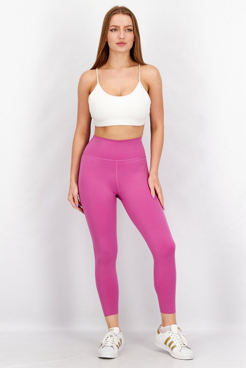 Adidas ليجنز رياضية نسائية فاخرة 7/8، بنفسجي - Image 2