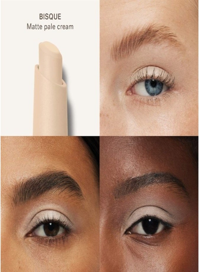 ILIA Eye Stylus Shadow Stick – Long-Lasting Cream Eyeshadow 1.5 g | Bisque - matte pale cream - Image 3