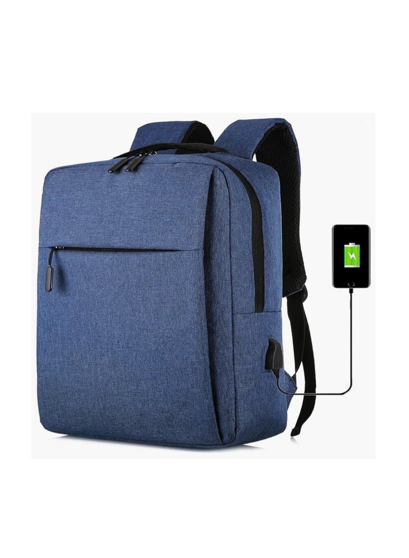 CityRiya-Long Laptop Backpack for Men and Women 15.6 Inch Waterproof and Shockproof Casual Backpack with USB Charging Port for Notebook, Book, Document Lightweight Backpack for Business Work Casual Outdoor - Image 1