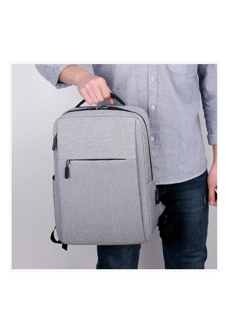 CityRiya-Long Laptop Backpack for Men and Women 15.6 Inch Waterproof and Shockproof Casual Backpack with USB Charging Port for Notebook, Book, Document Lightweight Backpack for Business Work Casual Outdoor - Image 4