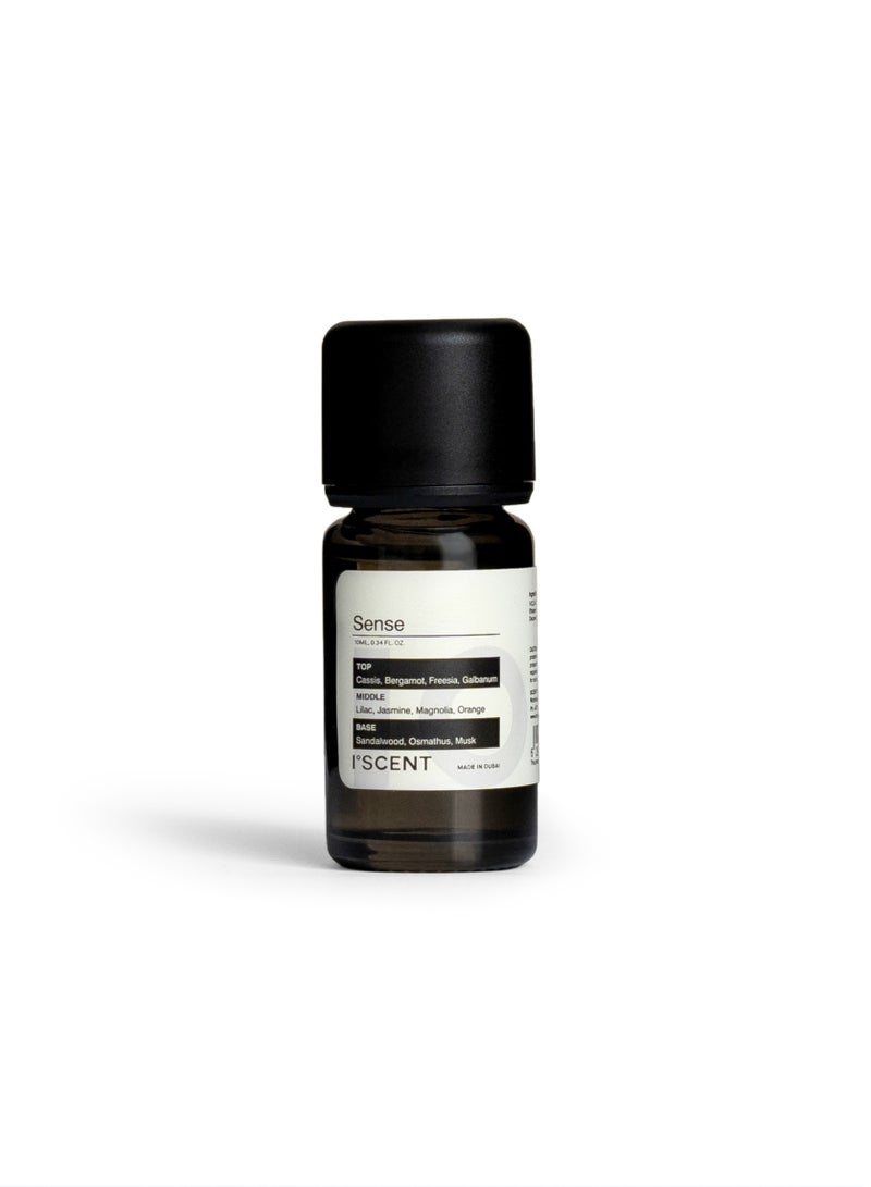 ISCENT | Sense – Fragrance Oil Refill for Ensō Mini Diffuser 10ml | Cassis, Jasmine & Sandalwood for Home & Car | Bright Fruits with Silky Florals & Soft Woods - Image 1