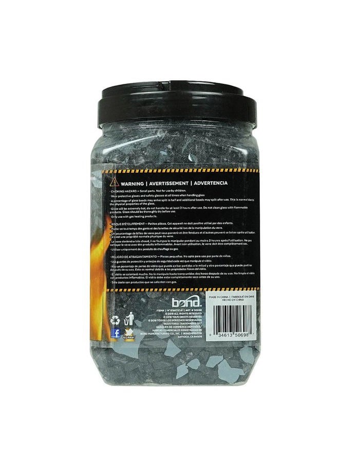 Bond Manufacturing 50698 LavaGlass Classic Cut Fire Pit Dispersion Glass, Moonstone Eclipse - Image 4