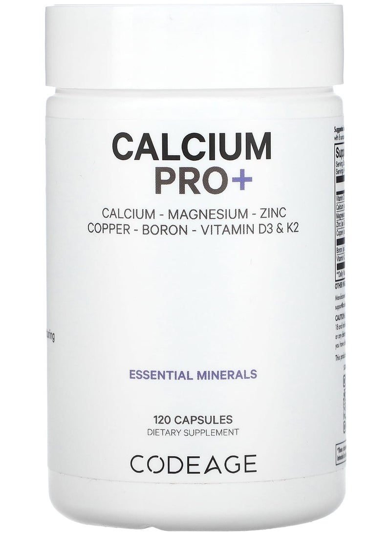 Codeage Calcium Pro+, 120 Capsules