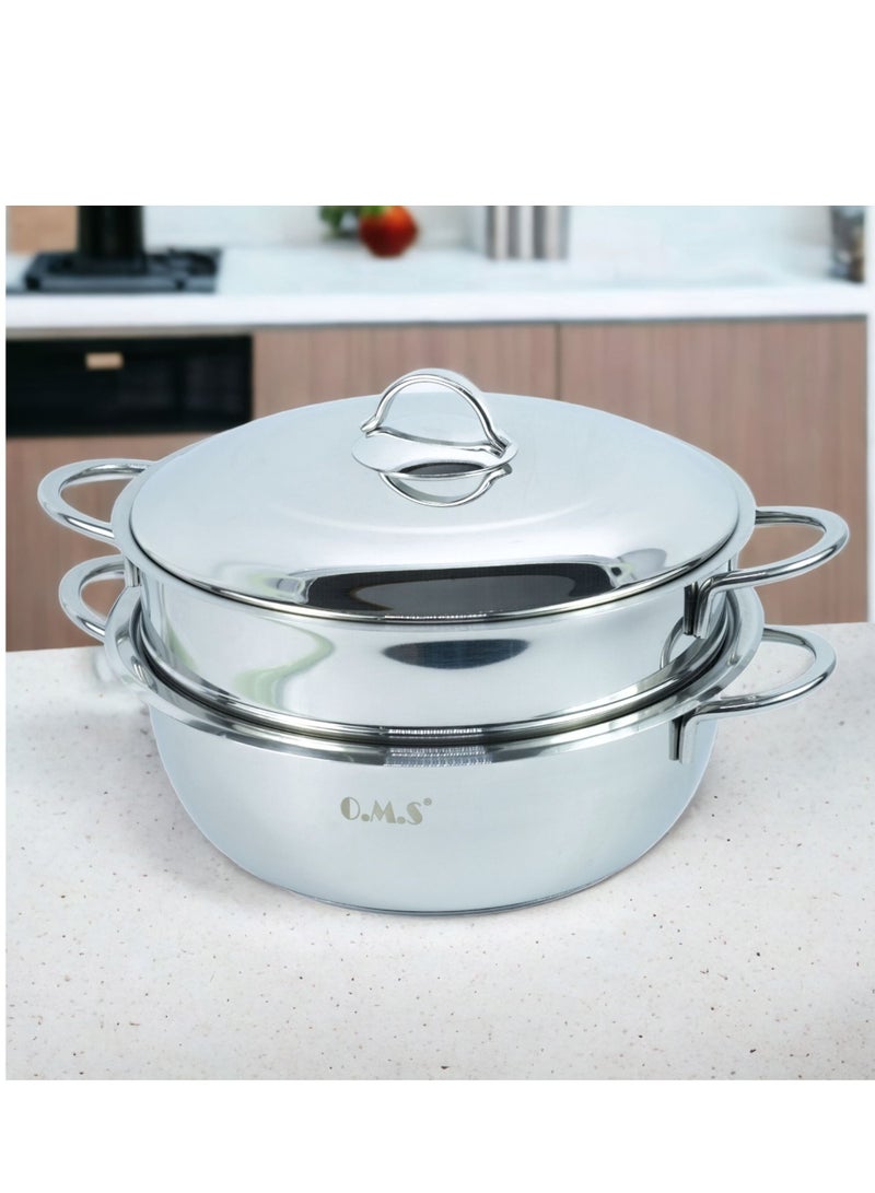 او ام اس قدر بخاري ستانلس ستيل ثلاثة قطع - Image 2