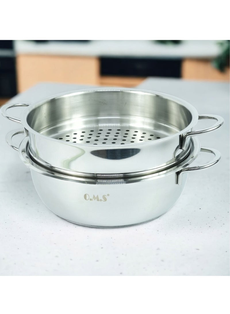 او ام اس قدر بخاري ستانلس ستيل ثلاثة قطع - Image 3