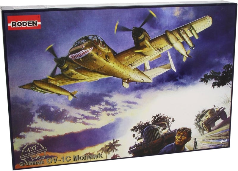 Roden 1/32 Scale Grumman OV-1C Mohawk Model Kit