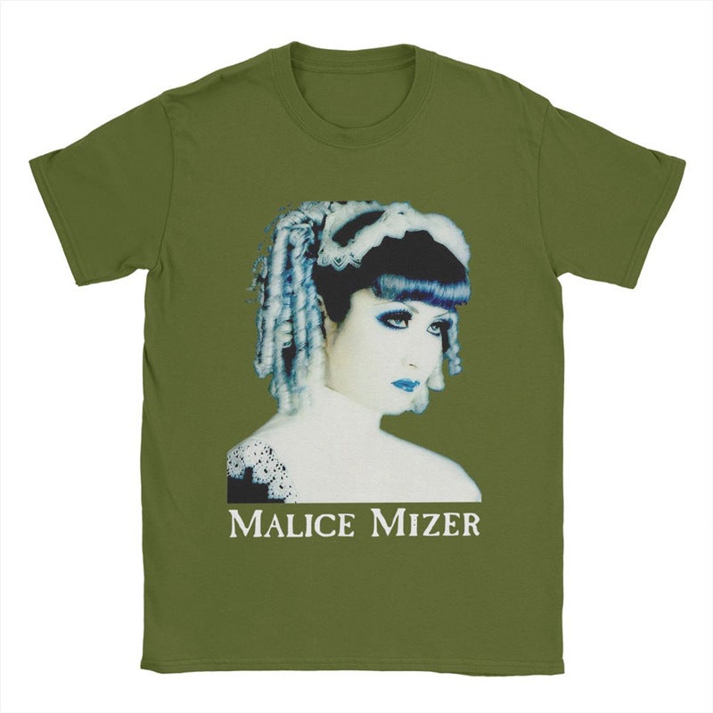 Band Malice Mizer T-Shirt For Men Novelty Cotton Tees Crew Neck - Image 1