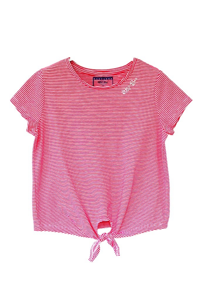 WiNi BEE T-Shirt 8 to 16Y Clothes for teenagers girls 13 years Summer short sleeve girls clothes 10 12 Y Teeshirts striped shirt tops  - Image 4
