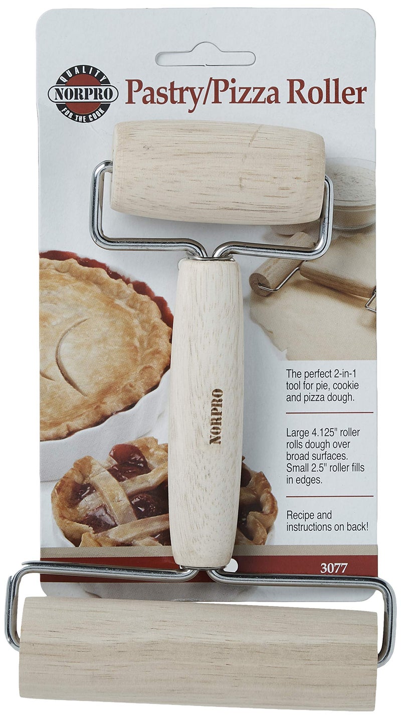 Norpro Wood Pastry/Pizza Roller 4in/10cm - Image 4