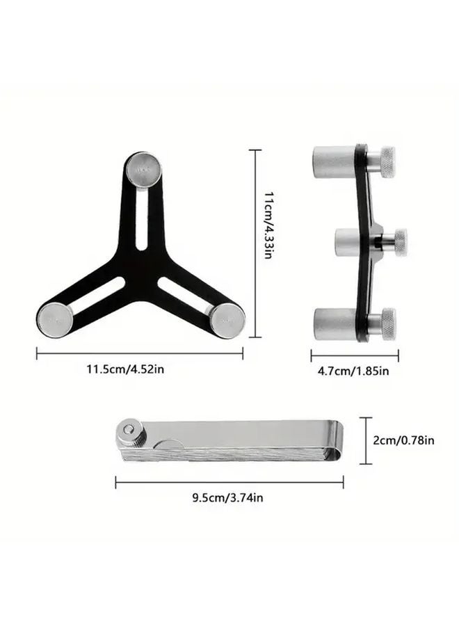 Universal Piston Ring End Gap Measurement Tool Set 2 5 Inches Black With Feeler Gauge - Image 4