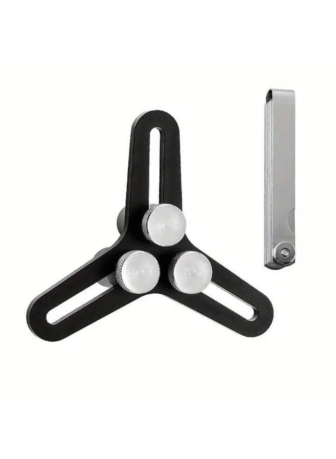 Universal Piston Ring End Gap Measurement Tool Set 2 5 Inches Black With Feeler Gauge - Image 2