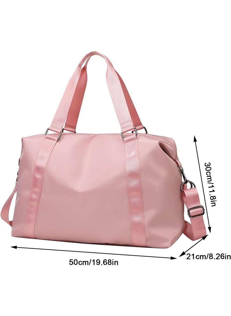GGOOT Gym Bag for Women - Waterproof Oxford Tote Bag for Gym | Women's Gym Bag for Sports and Gyms, Portable Crossbody Tote Bag with Dry & Wet Clothes Compartments  - Image 4