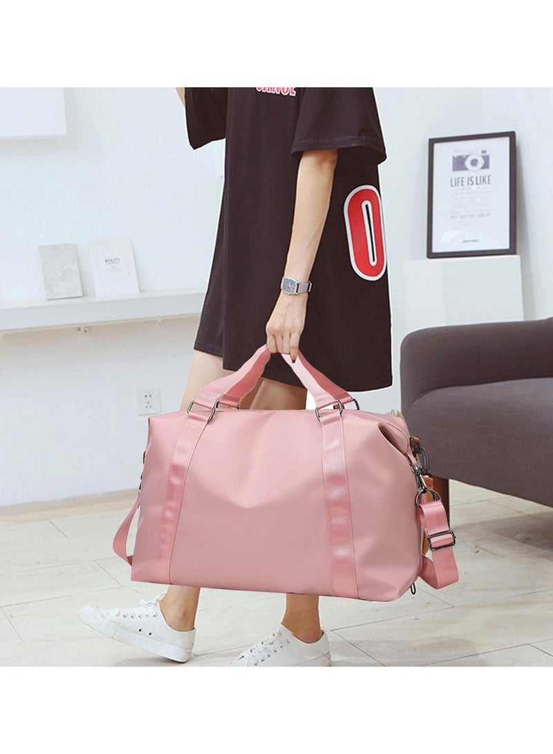 GGOOT Gym Bag for Women - Waterproof Oxford Tote Bag for Gym | Women's Gym Bag for Sports and Gyms, Portable Crossbody Tote Bag with Dry & Wet Clothes Compartments  - Image 2