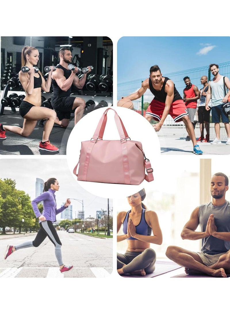 GGOOT Gym Bag for Women - Waterproof Oxford Tote Bag for Gym | Women's Gym Bag for Sports and Gyms, Portable Crossbody Tote Bag with Dry & Wet Clothes Compartments  - Image 3