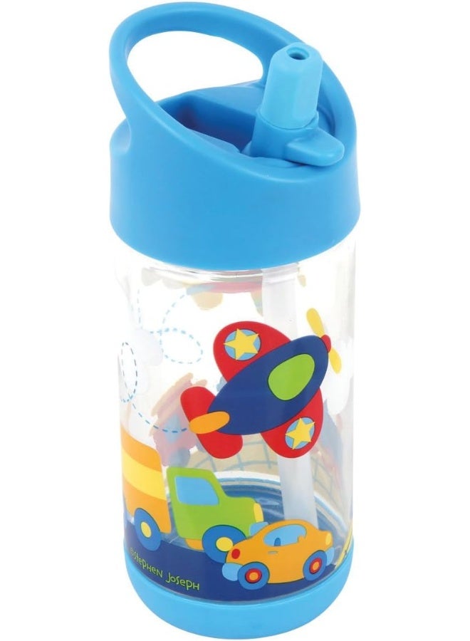 Stephen Joseph Flip Top Bottle Blue SJ112262 - Image 1