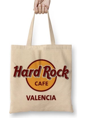 Print Shop Hard Rock Valencia Tote Bag Long Handle