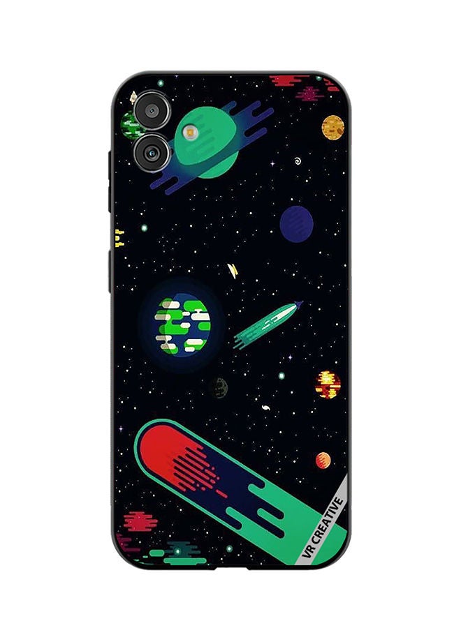 VR CREATIVE Protective Case Cover For Samsung Galaxy F14 Galaxy Design Multicolour - Image 1