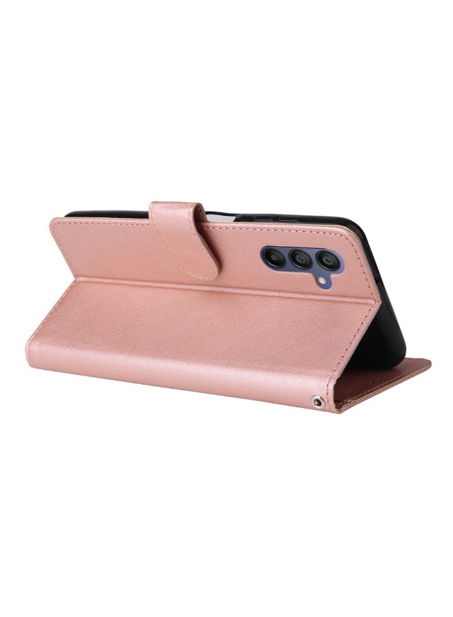 general for Samsung Galaxy A36 Wallet Case,3 Card Slots and 1 Cash Slot with Stand, Classics Leather Magnetic Flip Wrist Strap Protective Cover for Samsung A36 5G - Image 5