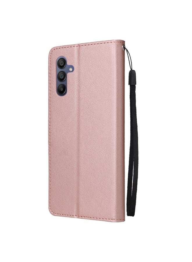 general for Samsung Galaxy A36 Wallet Case,3 Card Slots and 1 Cash Slot with Stand, Classics Leather Magnetic Flip Wrist Strap Protective Cover for Samsung A36 5G - Image 3