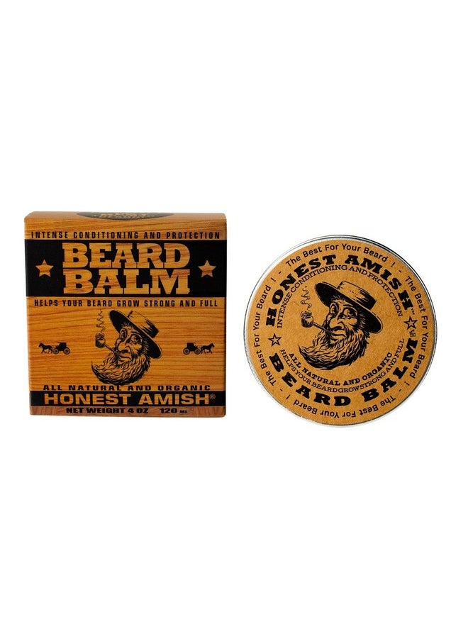 Honest Amish - Honest Amish Beard Balm - New Large 4 Ounce Twist Tin - Image 1