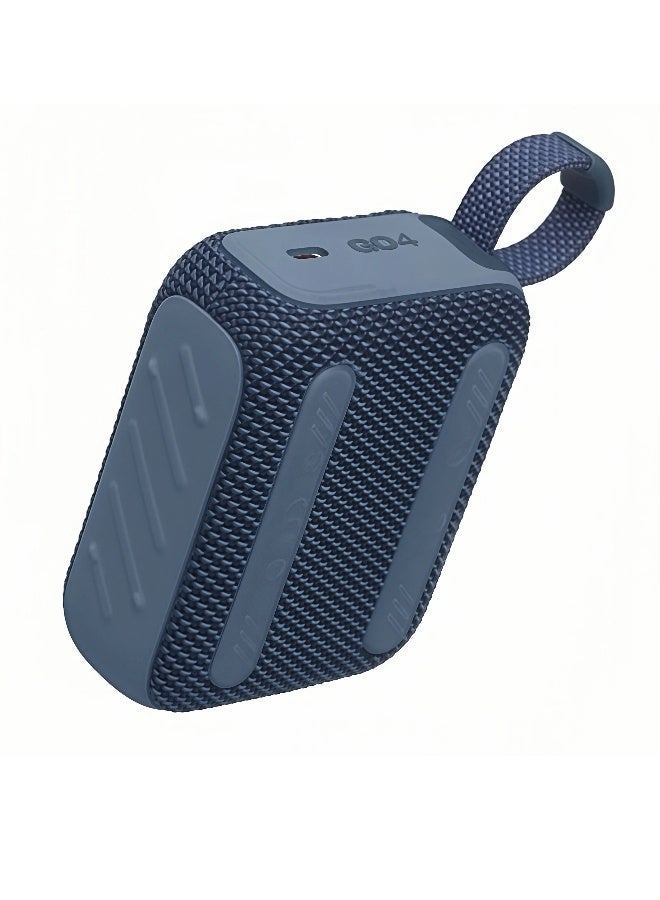 JBL Go4-Portable Waterproof and Dustproof Wireless Bluetooth Speaker, Big Pro Sound with Punchy bass,Built-in long-lasting battery, Made in Part with Recycled Materials Blue - Image 4