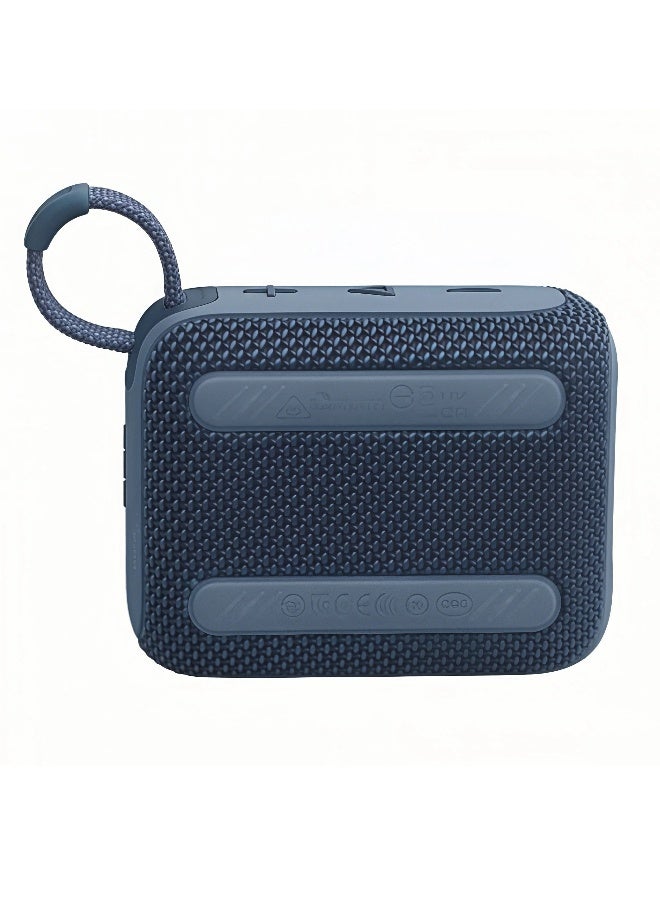 JBL Go4-Portable Waterproof and Dustproof Wireless Bluetooth Speaker, Big Pro Sound with Punchy bass,Built-in long-lasting battery, Made in Part with Recycled Materials Blue - Image 3