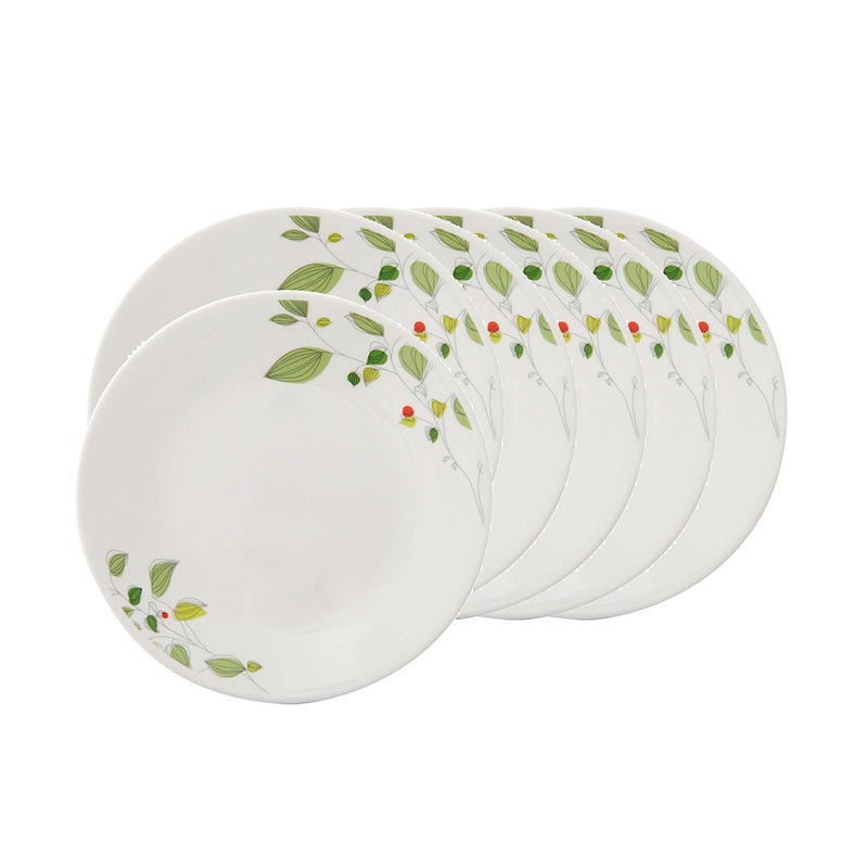 SKOODLE Corelle Corelle Asia Collection Green Breeze 17 cm Small Plate Pack of 6 - Image 1