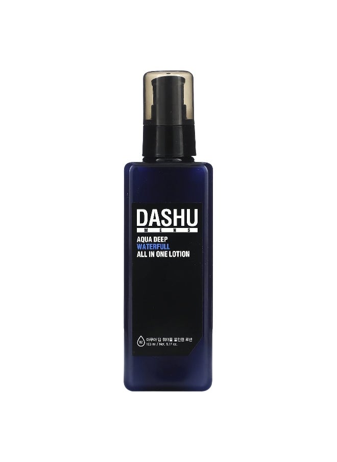 Dashu Dashu, Mens, Aqua Deep Waterfull All In One Lotion, 5.17 fl oz (153 ml)  - Image 1