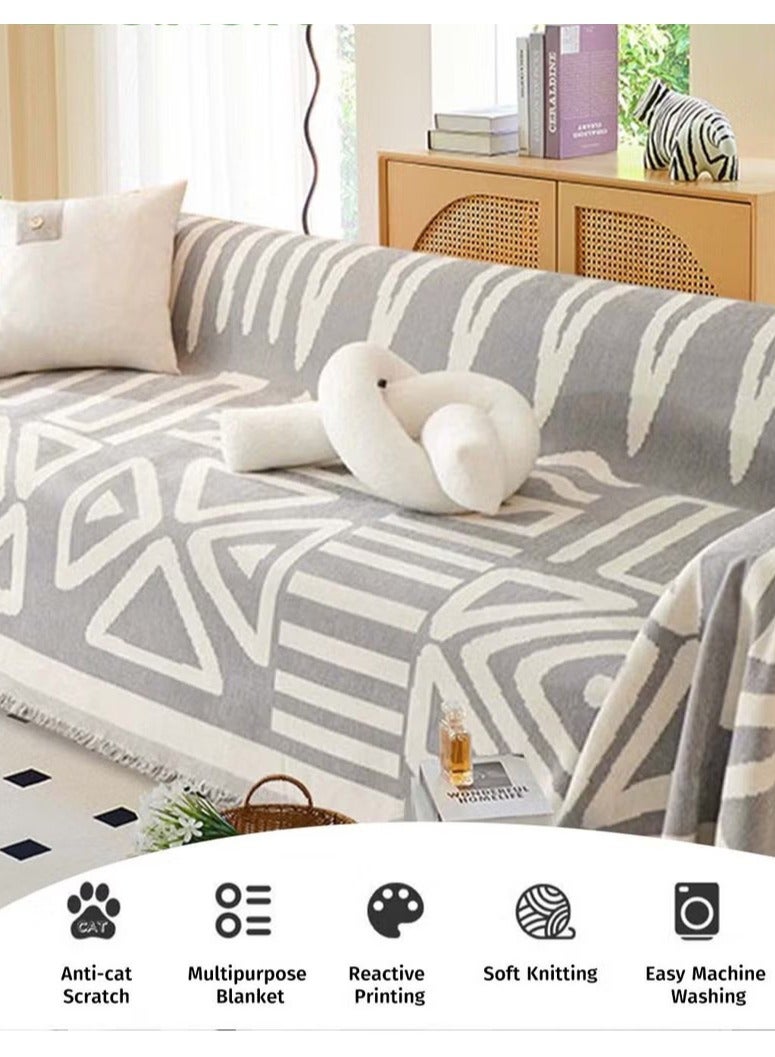 Beauenty 3 Seat Sofa Slipcover Pets Protector Furniture Covers Soft Four Seasons Universal Sofa Slipcovers All-Inclusive Sofa Cover 180*300CM - Image 3