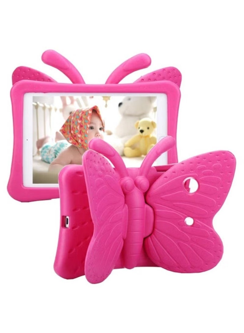 iPad 9th 8th 7th Generation Case Kids Girls, Cute Butterfly Shockproof EVA Foam Super Protection Stand Cover for iPad 2021 2020 2019 10.2" and iPad Air 3 Pro 10.5" - Image 1