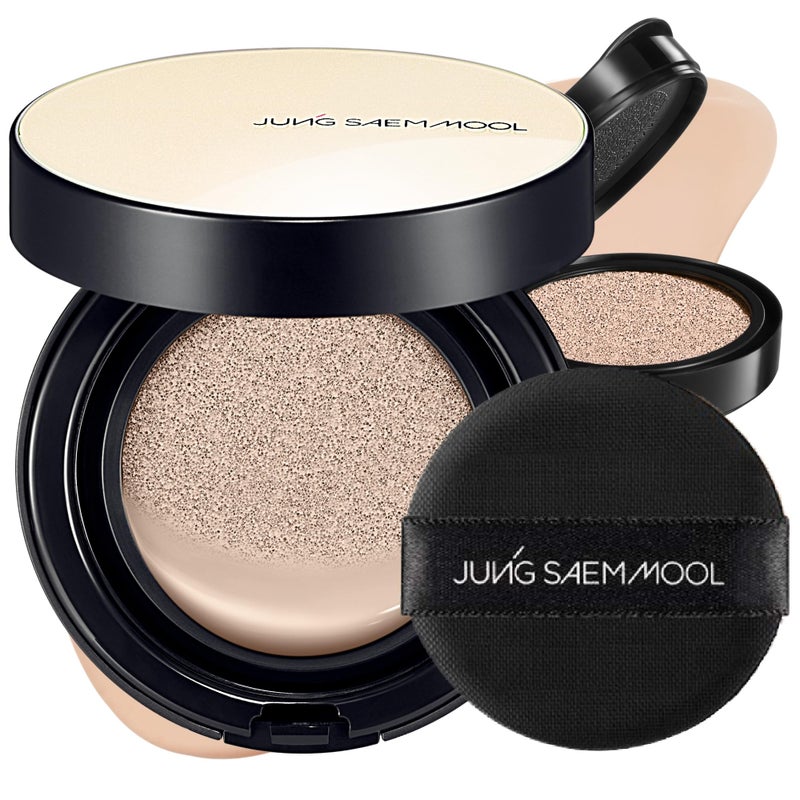 JUNGSAEMMOOL OFFICIAL Essential Skin Nuder Cushion 06 Pink Light  Refill Included  Natural Finish  SPF50 Broad Spectrum  Makeup Artist Brand